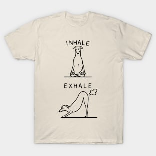 Inhale Exhale Greyhound T-Shirt